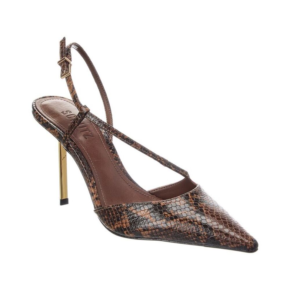 Schutz Alira High Stiletto Pump, Brown